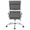 Leisuremod Benmar High-Back Leather Office Chair, Grey BOT19GRL - alternate 3