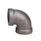 B & K STZ Industries 3/8 in. FIP each X 3/8 in. D FIP Black Malleable Iron 90 Degree Elbow 310E90-38 - alternate 2