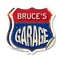 Signmission Bruce's Garage, 4 inch X 4 inch, Vinyl Decal, 2PK SHI-D-2PACK-4-383-BRUCE - alternate 1