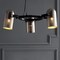 Jonathan Y Loki 22" 3-Light Adjustable Metal LED Chandelier, Brushed Nickel/Black JYL6128A - alternate 8