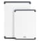 Oster Bergen 2 Piece Rectangular Plastic Cutting Board Set in White with Non-Slip Feet 141088.02 - alternate 1