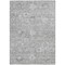 Homeroots 10' X 14' Gray And Silver Damask Washable Indoor Outdoor Area Rug 603508 - alternate 3