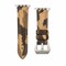 Elegani Leather Band Compatible with Apple Watch 38mm, Brown, Brown/Yellow Gold/Rose Gold Buckle LSCMPAM-BRN-38 - alternate 1