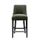 Manhattan Comfort Beever Chenille Wood Counter Stool in Forest Green CS024-GR - alternate 3