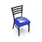 Holland Bar Stool Co BlackLogo Chair, VinylSeat L00418NYRang - alternate 1