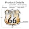 Signmission Route Us 66 Rustic, 12 Inch X 12 Inch, Aluminum Metal Sign SHI-A-12-485 - alternate 2