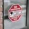 Signmission No Trespassing Protected by Video S, 4 inch X 4 inch, Vinyl Decal, 5PK OC-D-5PACK-4-100 - alternate 3