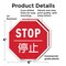 Signmission Stop , 6 inch X 6 inch, Plastic Sign, 2PK OC-P-2PACK-6-37 - alternate 6