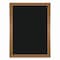 Excello Global Products Chalkboard Sign, Black Surface, Brown Frame, 12 x 16 EGP-HD-0514-S - alternate 3