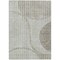 Homeroots 3' X 5' Taupe Beige And Ivory Striped Washable Indoor Outdoor Area Rug 583082 - alternate 3