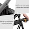 Wrightmaster 5.5 ft. Folding Steel Ladder (10 ft. Reach) w/330 lbs Capacity, Utility Top Platform, Safety Rails ZR-5189P418344 - alternate 3