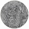 Homeroots 8' Gray Charcoal And Silver Round Abstract Washable Indoor Outdoor Area Rug 588470 - alternate 4