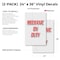 Signmission Mechanic On Duty, Vinyl Decals Only 24 Inch x 36 Inch, Vinyl Decal, 2PK DSB-2436-2PACK-Mechanic On Duty - alternate 2