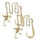 Mytee Products 5/16in x 10ft Long Shank J Hook Tow Chain w. RTJ Cluster & Grab Hook, 2PK CH51610-J-RTJx2 - alternate 1