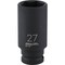 Channellock 1/2'' Drive 27 mm 6-Point Deep Metric Impact Socket 302927 - alternate 1