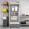 Koolmore Stainless-Steel Upright Freezer w/Reach-In Self-Close Glass Door, 3 Storage Shelves RIF-1D-GD - alternate 5