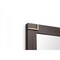 Homeroots 33" Brown and Gold Wood Framed Accent Mirror 510890 - alternate 2