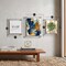 Azar Displays Floating Acrylic Gallery Wall Frame Set, 1" Stand off, Silver, 3PK 105704-SLV - alternate 5