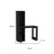 Homeroots 39" Black Computer Desk 535153 - alternate 3