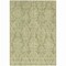 Homeroots 8' X 10' Artichoke Green And Beige Damask Washable Indoor Outdoor Area Rug 616511 - alternate 2