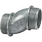Halex Conduit Fitting Offset Nipple, 1-1/4 in, Die Cast Zinc, Plain 04012 - alternate 2