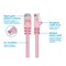 Monoprice Cat6 Ethernet Patch Cable - Snagless RJ45_ Stranded_ 550Mhz_ UTP_ Pure 35534 - alternate 2