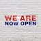 Signmission We Are Now Open, 48 Inch x 120 Inch, Vinyl Banner B-120-30922 - alternate 3