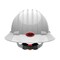 Jsp Full Brim Hard Hat with HDPE Shell, 6-Point Polyester Suspension and Wheel Ratchet Adjustment 280-EV6161-10 - alternate 2