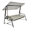 Sunjoy Luxury Bronze 4-Seater Steel Patio Swing and Bed with Elastic Metal Mesh Seat, Convertible Design,  A215012901 - alternate 4