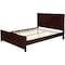 Homeroots Three Piece Oak Solid Wood Bedroom Set 523714 - alternate 3