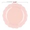 Smarty Had A Party 10.25" Pearl Pink Round Lotus Plastic Dinner Plates, 120PK 8850-PNK-CASE - alternate 2
