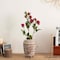 Uniquewise 7-inch Rustic Broken Rim Vintage-Inspired Vase Decorative Ceramic Pottery for Home Decor Accent QI004786 - alternate 3