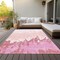 Homeroots 8' X 10' Blush And Pink Abstract Washable Indoor Outdoor Area Rug 613623 - alternate 3