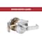 Global Door Controls GAL Series Eiffel Style Heavy-Duty Residential Cylindrical Lever, Grade 2 Entry in Brushed Chrome GAL-1151L-R-626 - alternate 1