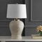 Jonathan Y Regency Palm Leaf 31.5" Ceramic/Metal Bohemian Cottage LED Table Lamp, Cream JYL6617A - alternate 3