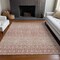 Homeroots 10' X 14' Blush Gold And Ivory Tribal Washable Indoor Outdoor Area Rug 582613 - alternate 5