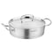 Korkmaz Proline Professional Series 3.1 Liter Stainless Steel Saute Pan with Lid in Silver A1172 - alternate 1