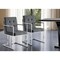 Homeroots Set of Two Tufted Gray and Silver Metallic Upholstered Velvet Dining Arm Chairs 543518 - alternate 1