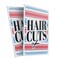 Signmission Haircuts, Plastic Signs Only 24 Inch x 36 Inch, Corrugated Plastic, 2PK CSB-2436-2PACK-30385 - alternate 1