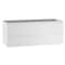 Homeroots 40" White Wood Freestanding Bathroom Vanity With White Sink And Two Drawers 627496 - alternate 1