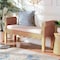 Bali & Pari Reiko Scalloped Natural Rattan Accent Bench 259-14133-ZORO - alternate 3