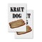 Signmission Kraut Hot Dog, Vinyl Decals Only 24 Inch x 36 Inch, Vinyl Decal, 2PK DSB-2436-2PACK-Kraut Hot Dog - alternate 1