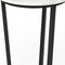 Homeroots 21" Black And White Marble Round End Table 380683 - alternate 4