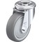 Blickle Kingpin Swivel Caster, TPR, 4", 240 lb. LER-TPA 102KF - alternate 1