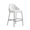 Manhattan Comfort Gracie Counter Stool  in White and Black - Set of 3 3-CS019-BWH - alternate 2