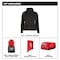 Milwaukee Tool Women's Heated Hoodie, Up to 8 hours Time, Zipper Closure, Black, Size S F200B-21S - alternate 6