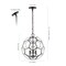 Jonathan Y Bee 13.5" 3-Light Modern Farmhouse Iron/Glass LED Pendant, Oil Rubbed Bronze/Clear JYL9925B - alternate 5