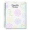 House Of Doolittle Doodle Notebook, Whimsical Floral, 100 Pages, 7 in x 9 in, Hard Cover 780-97 - alternate 1
