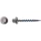 Big Timber No, 10 x 1-1/2'' Hex Head Brite White Metal Roofing Screw, 100 Ct. WB112BW-100 - alternate 2