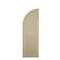 Ekena Millwork Sandblasted 2 Equal Louver w/Quarter Round Arch Top Faux Wood Shutters, 12W x 82H, 70 Low Side, PR SHULVQ12X82SDPR - alternate 3